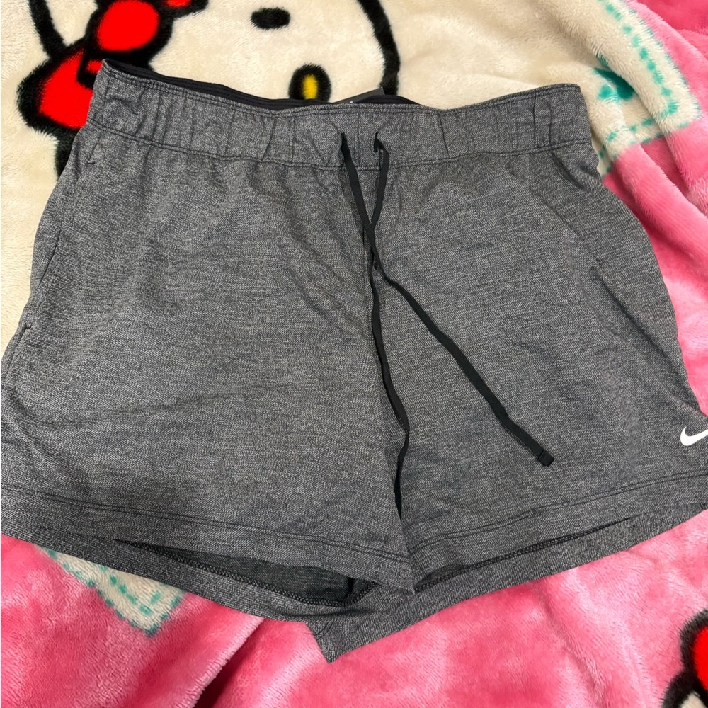 Gray Nike shorts